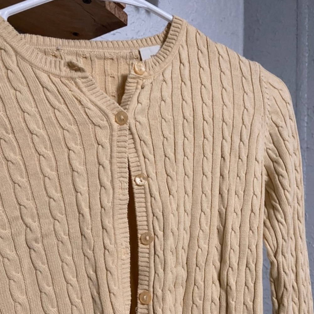 Yellow Petite Sweater